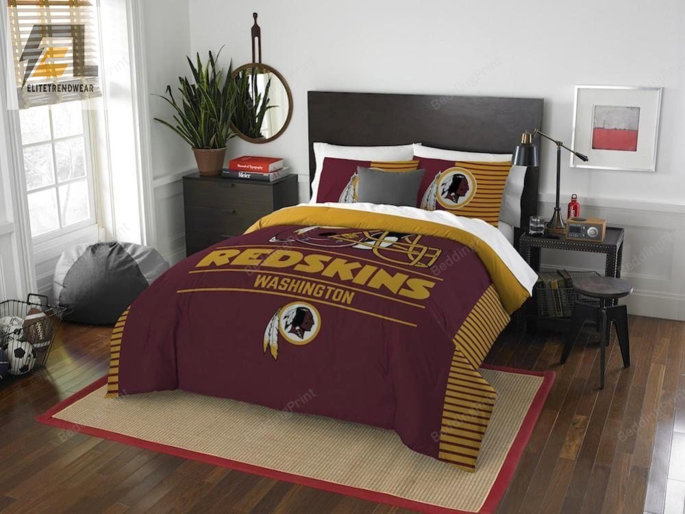 Washington Redskins Bedding Set Duvet Cover  Pillow Cases 