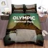 Washington Olympic National Park Poster Bed Sheets Spread Comforter Duvet Cover Bedding Sets elitetrendwear 1