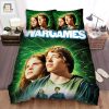 Wargames 1983 Poster Movie Poster Bed Sheets Duvet Cover Bedding Sets Ver 2 elitetrendwear 1