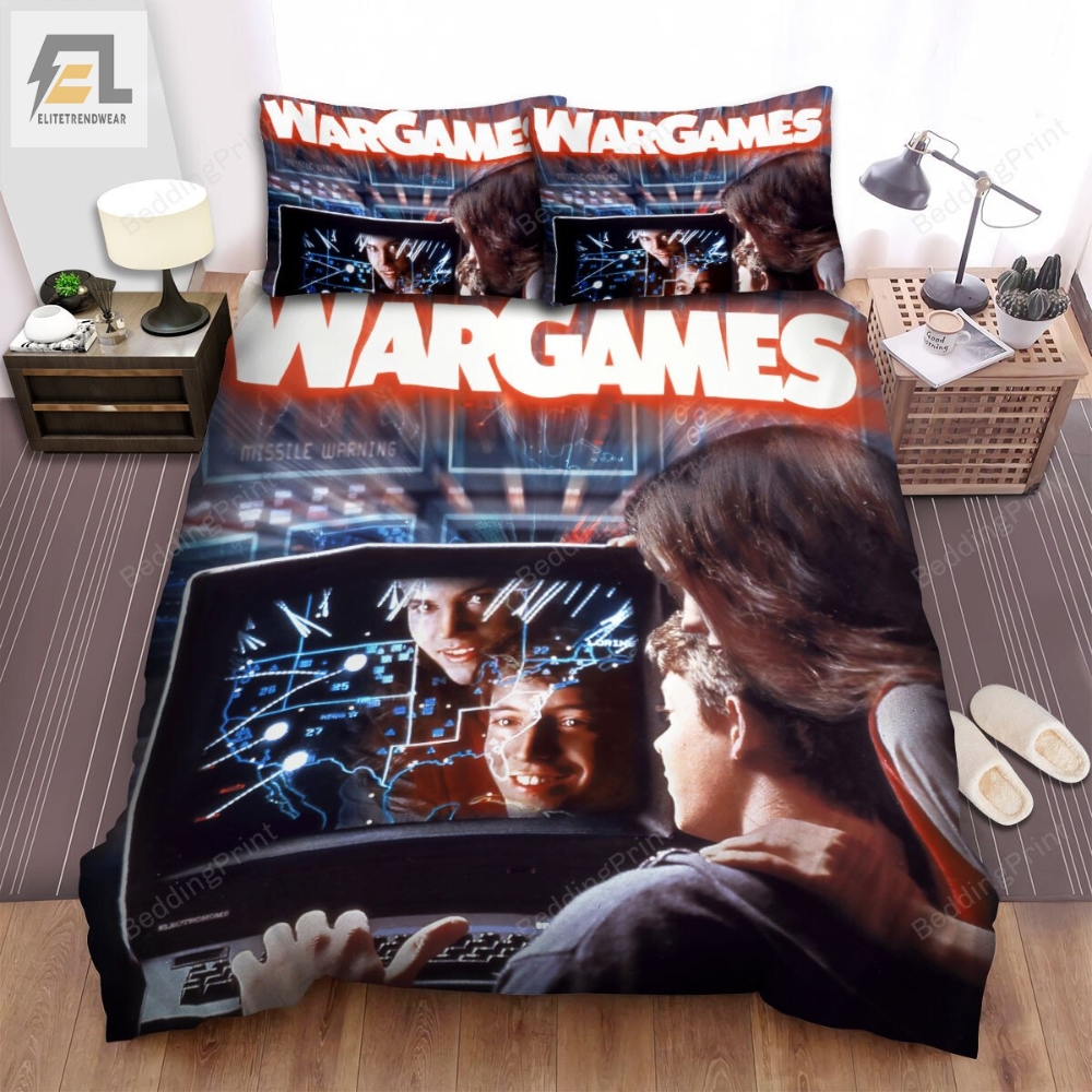 Wargames 1983 Poster Movie Poster Bed Sheets Duvet Cover Bedding Sets Ver 1 