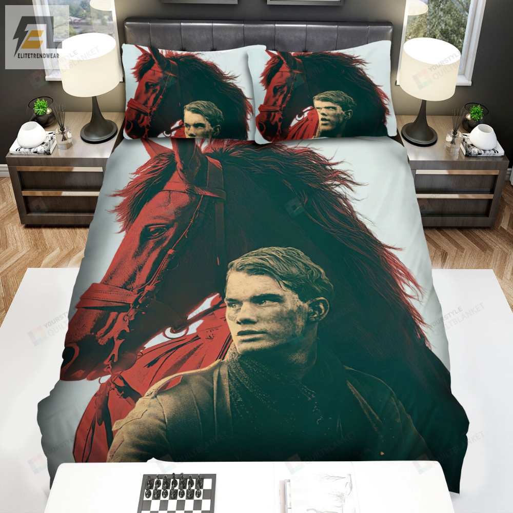 War Horse Movie Poster 2 Bed Sheets Duvet Cover Bedding Sets 