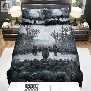 War For The Planet Of The Apes 2017 Witness The End Movie Poster Ver 2 Bed Sheets Duvet Cover Bedding Sets elitetrendwear 1 1