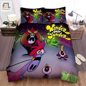 Wander Over Yonder The Poster Bed Sheets Spread Duvet Cover Bedding Sets elitetrendwear 1 1