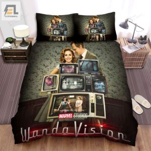 Wandavision With Tv Screens Bed Sheets Spread Comforter Duvet Cover Bedding Sets elitetrendwear 1 1