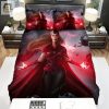Wandavision Scarlet Witch With Flying Objects Bed Sheets Duvet Cover Bedding Sets elitetrendwear 1