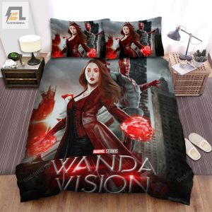 Wandavision Movie Poster 6 Bed Sheets Duvet Cover Bedding Sets elitetrendwear 1 1