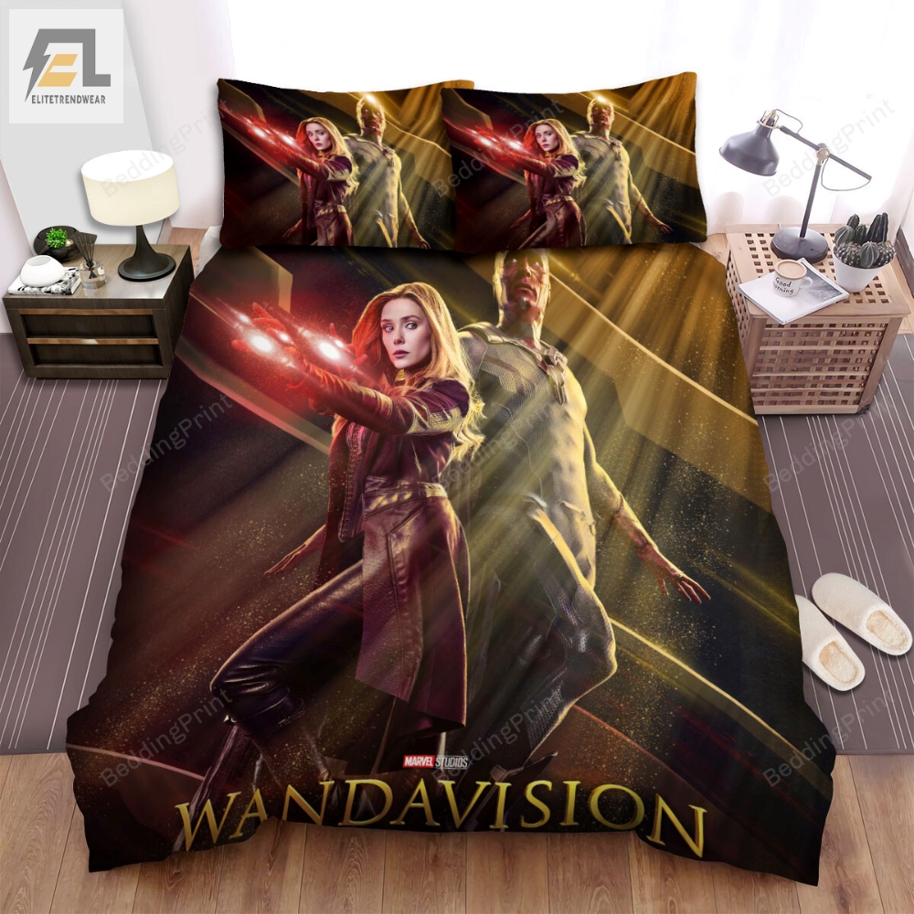 Wandavision Movie Poster 7 Bed Sheets Duvet Cover Bedding Sets 