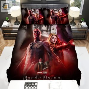 Wandavision Movie Moments Bed Sheets Spread Comforter Duvet Cover Bedding Sets elitetrendwear 1 1