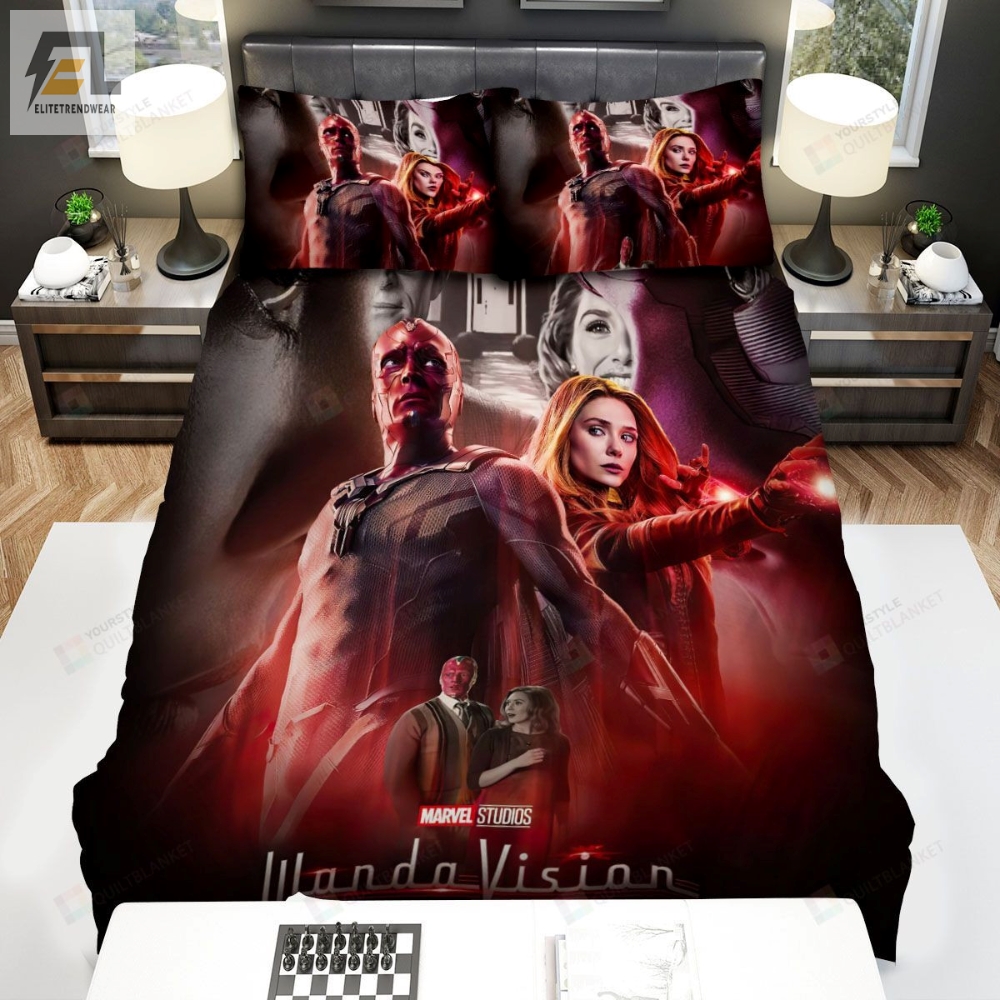 Wandavision Movie Moments Bed Sheets Spread Comforter Duvet Cover Bedding Sets 