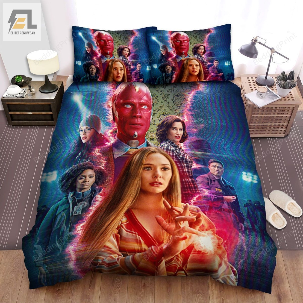 Wandavision Movie Characters Bed Sheets Duvet Cover Bedding Sets 