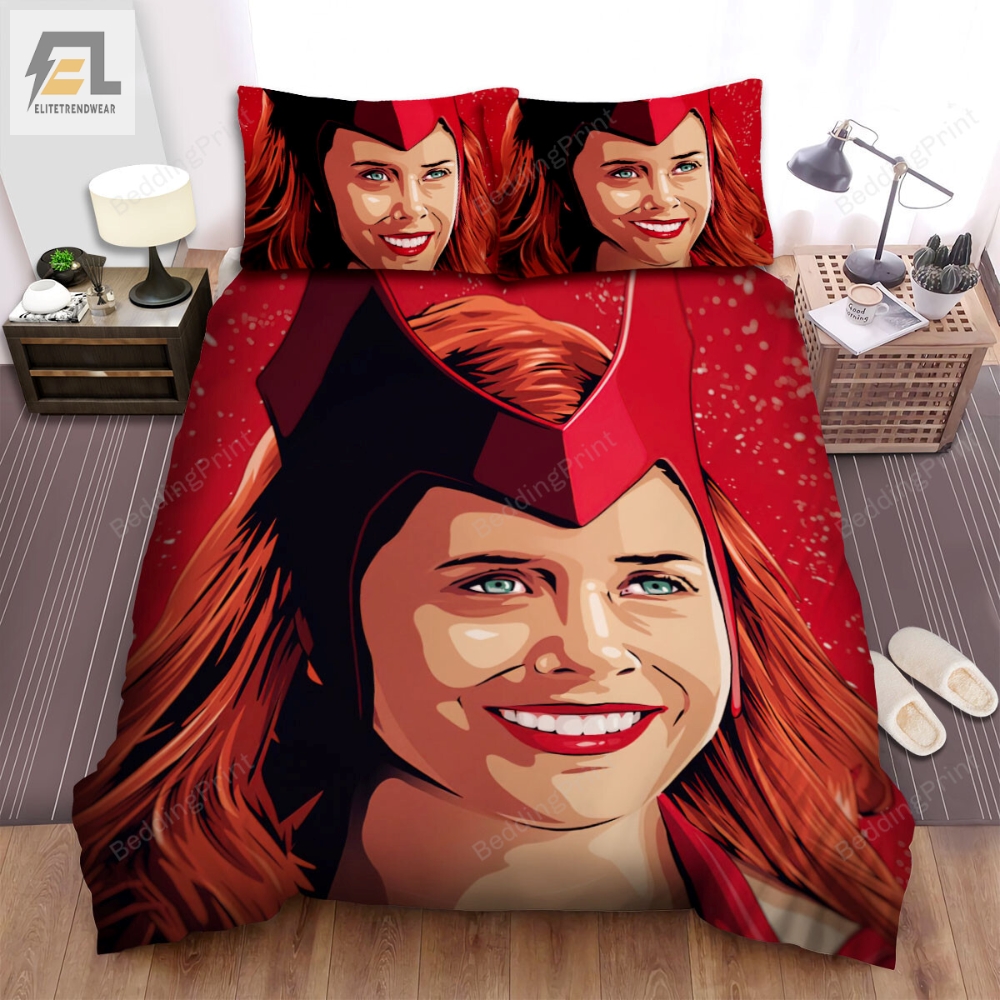 Wandavision Movie Digital Art 3 Bed Sheets Duvet Cover Bedding Sets 