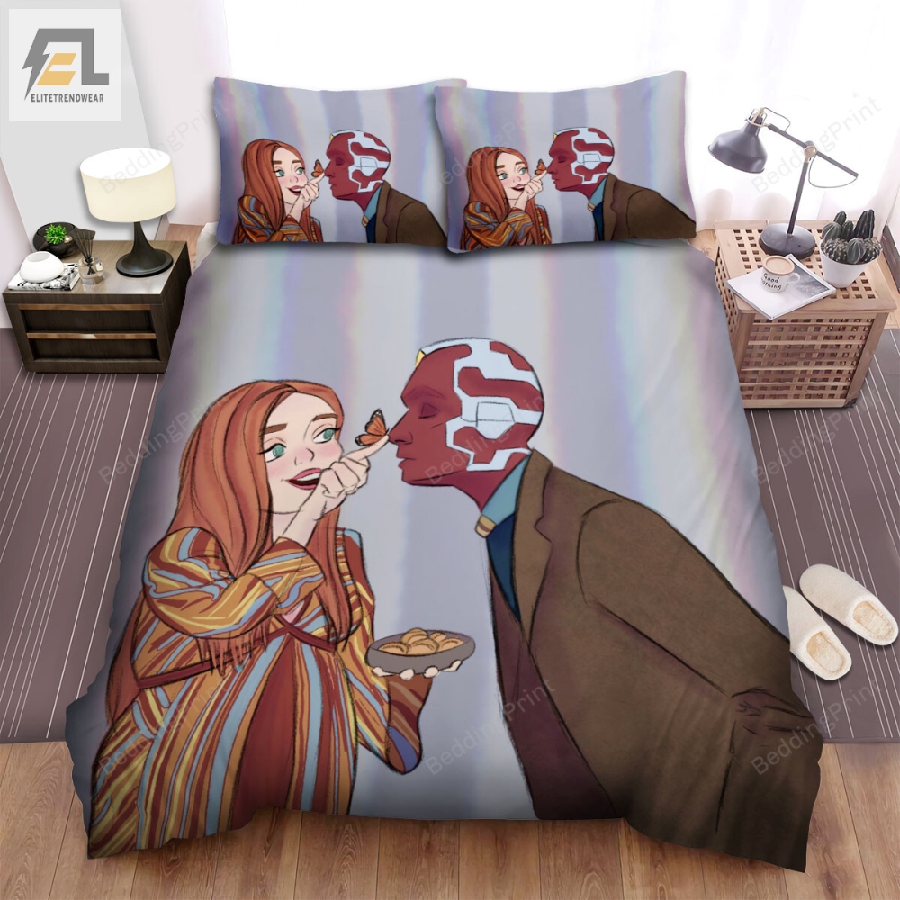 Wandavision Movie Art 5 Bed Sheets Duvet Cover Bedding Sets 