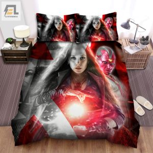 Wandavision Movie Art 1 Bed Sheets Duvet Cover Bedding Sets elitetrendwear 1 1