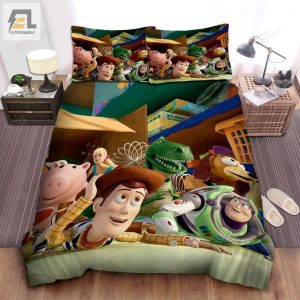 Walt Disney Toy Story Characters First Time See Sunnyside Daycare Bed Sheets Spread Comforter Duvet Cover Bedding Sets elitetrendwear 1 1