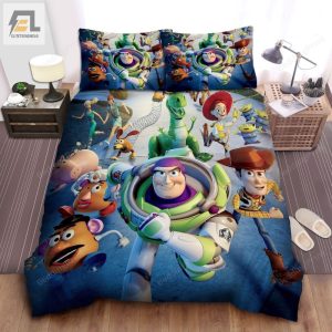 Walt Disney Toy Story Characters Escaping From Sunnyside Bed Sheets Duvet Cover Bedding Sets elitetrendwear 1 1