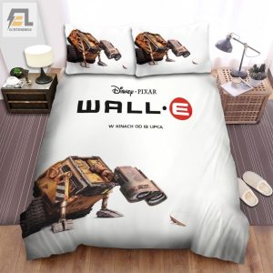Wall.E Movie White Background Poster Bed Sheets Spread Comforter Duvet Cover Bedding Sets elitetrendwear 1 1