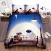 Wall.E Movie Moon Behind Photo Bed Sheets Spread Comforter Duvet Cover Bedding Sets elitetrendwear 1