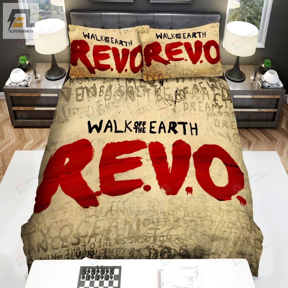 Walk Off The Earth Revo Album Cover Bed Sheets Spread Comforter Duvet Cover Bedding Sets 