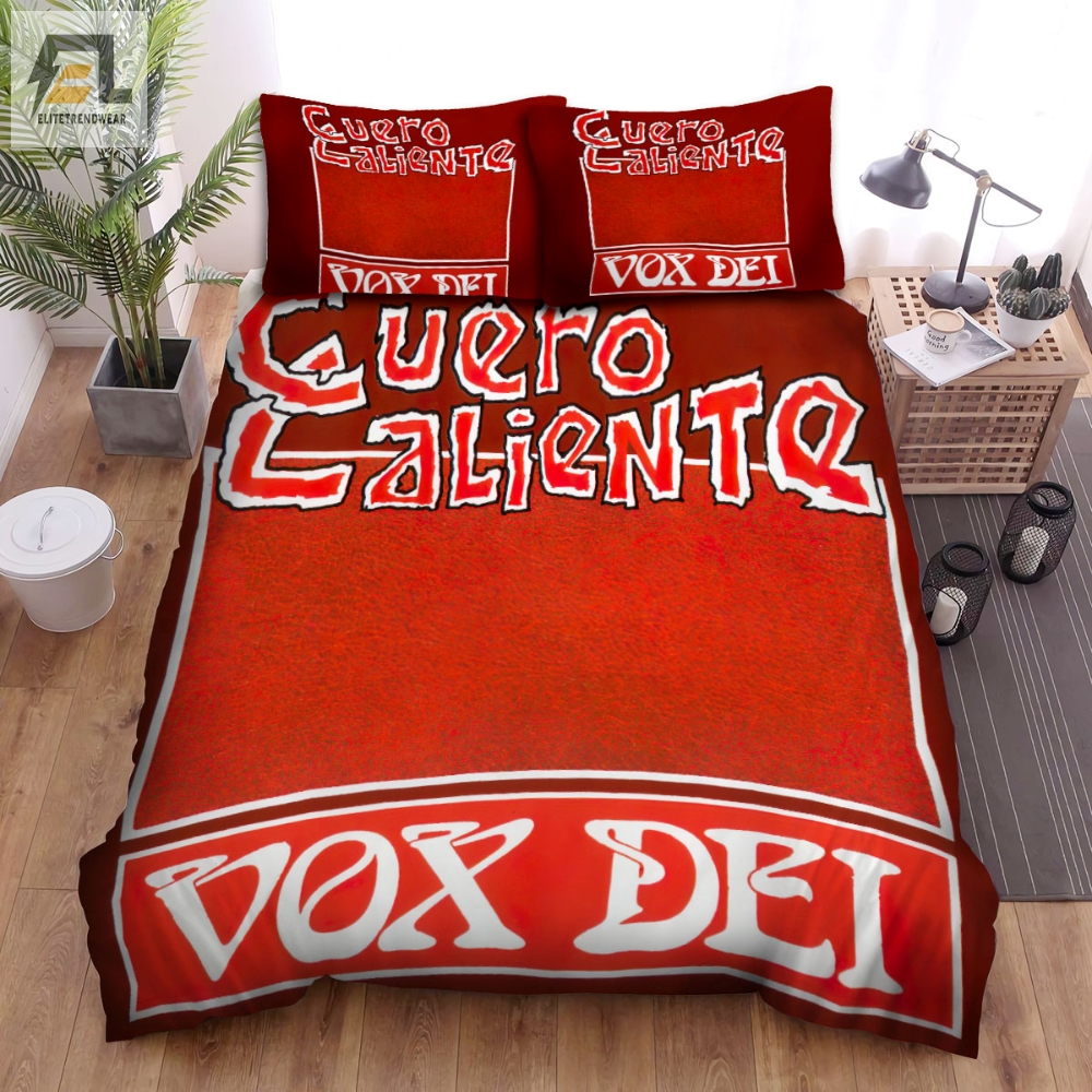 Vox Dei Band Dark Red Bed Sheets Duvet Cover Bedding Sets 