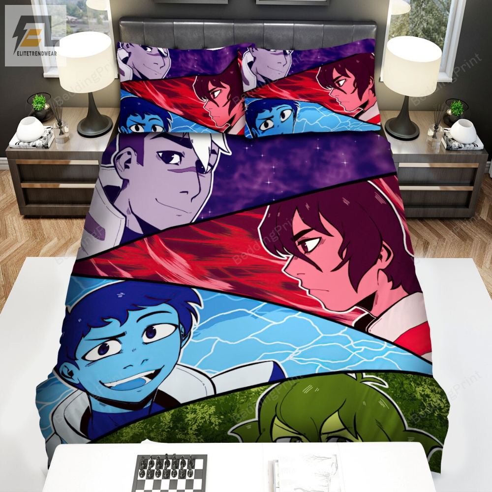 Voltron Legendary Defender Main Characters Bed Sheets Spread Duvet Cover Bedding Sets 