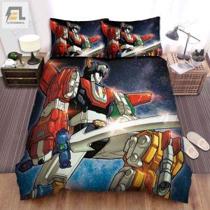 Voltron Robot Series Bed Sheets Spread Comforter Duvet Cover Bedding Sets elitetrendwear 1 1