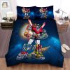 Voltron Robot Sky Space Sun Bed Sheets Duvet Cover Bedding Sets elitetrendwear 1