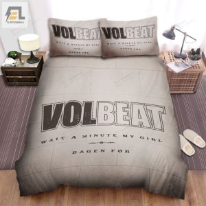 Volbeat Band Wait A Minute My Girl Album Cover Bed Sheets Spread Comforter Duvet Cover Bedding Sets elitetrendwear 1 1