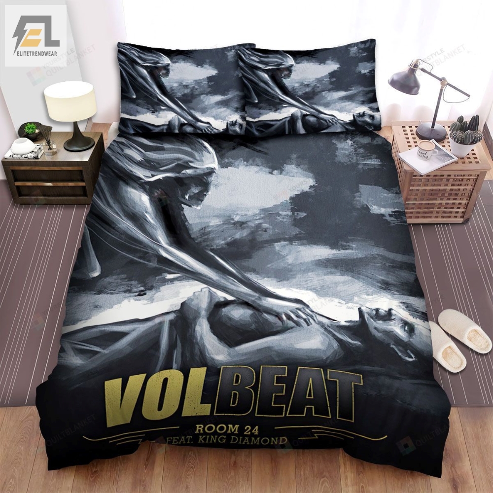 Volbeat Band Room 24 Ft. King Diamond Bed Sheets Spread Comforter Duvet Cover Bedding Sets 
