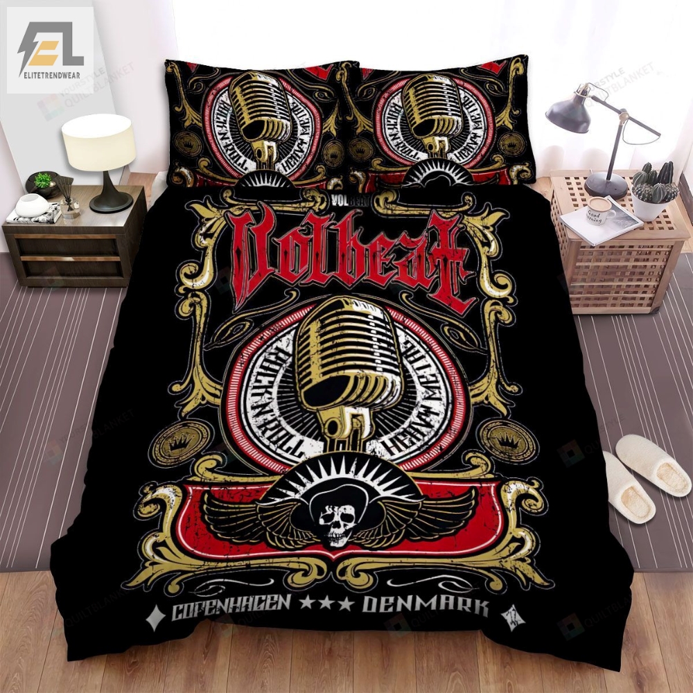 Volbeat Band Rock N Roll Art Bed Sheets Spread Comforter Duvet Cover Bedding Sets 
