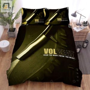 Volbeat Band Rock The Rebel Metal The Devil Album Cover Bed Sheets Spread Comforter Duvet Cover Bedding Sets elitetrendwear 1 1