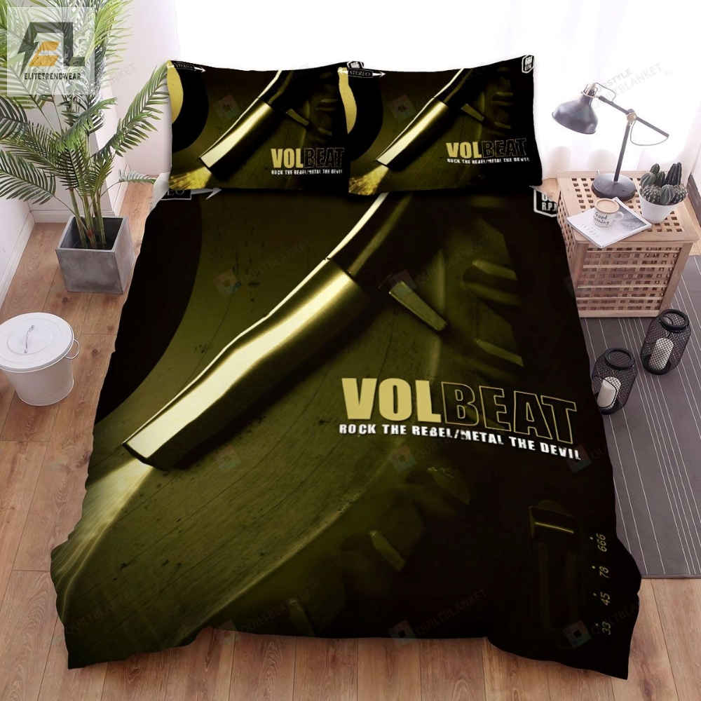 Volbeat Band Rock The Rebel Metal The Devil Album Cover Bed Sheets Spread Comforter Duvet Cover Bedding Sets 