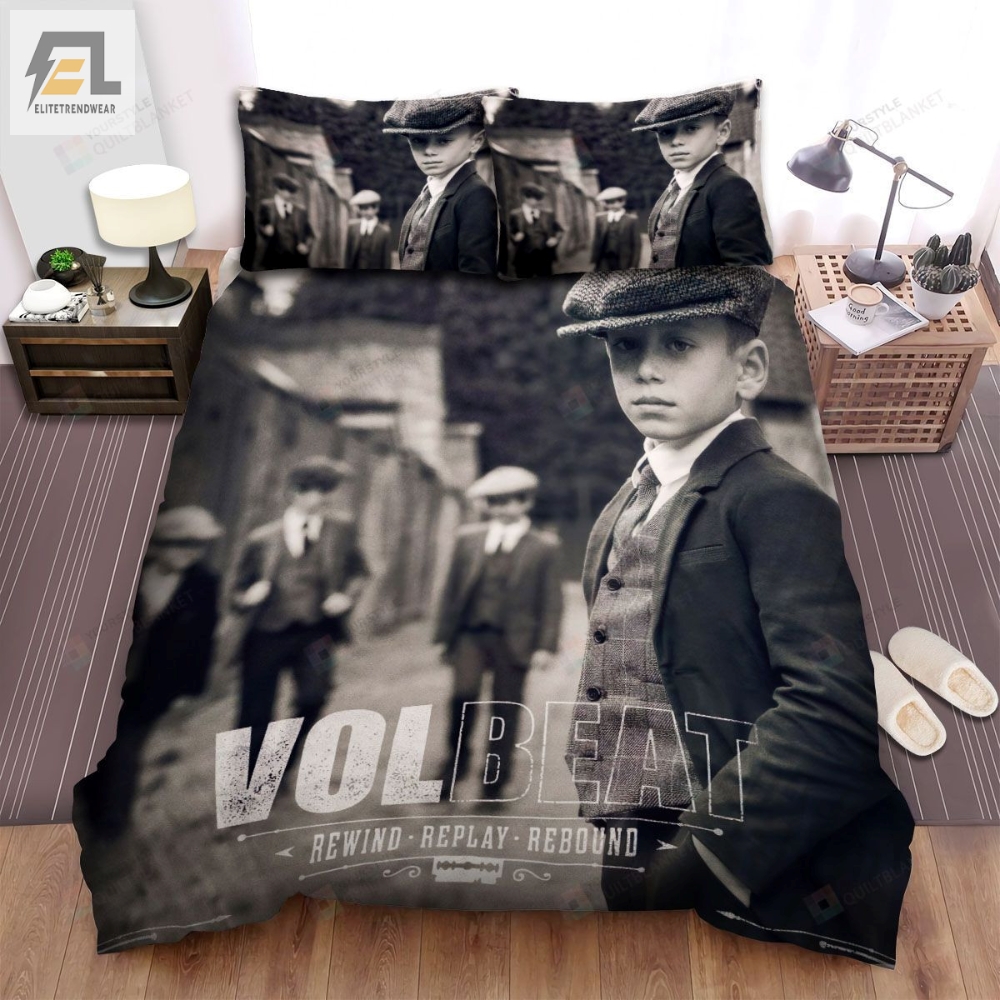 Volbeat Band Rewind Replay Rebound Album Cover Bed Sheets Spread Comforter Duvet Cover Bedding Sets 