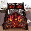 Volbeat Band Red Medusa Art Bed Sheets Spread Comforter Duvet Cover Bedding Sets elitetrendwear 1