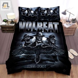 Volbeat Band Raven Art Bed Sheets Spread Comforter Duvet Cover Bedding Sets elitetrendwear 1 1