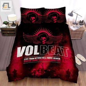 Volbeat Band Live From Beyond Hell Above Heaven Bed Sheets Spread Comforter Duvet Cover Bedding Sets elitetrendwear 1 1