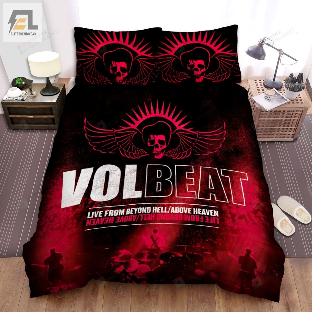 Volbeat Band Live From Beyond Hell Above Heaven Bed Sheets Spread Comforter Duvet Cover Bedding Sets 