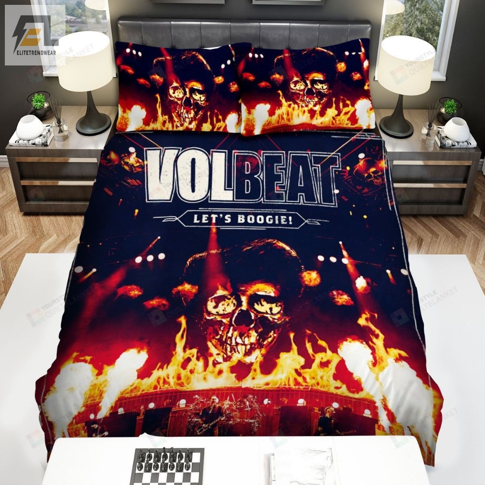 Volbeat Band Letâs Boogie Live From Telia Parken Bed Sheets Spread Comforter Duvet Cover Bedding Sets 