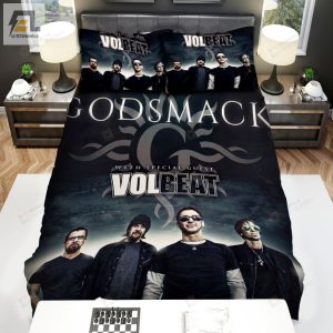 Volbeat Band Godsmack Album Cover Bed Sheets Spread Comforter Duvet Cover Bedding Sets elitetrendwear 1 1