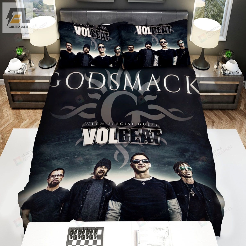 Volbeat Band Godsmack Album Cover Bed Sheets Spread Comforter Duvet Cover Bedding Sets 