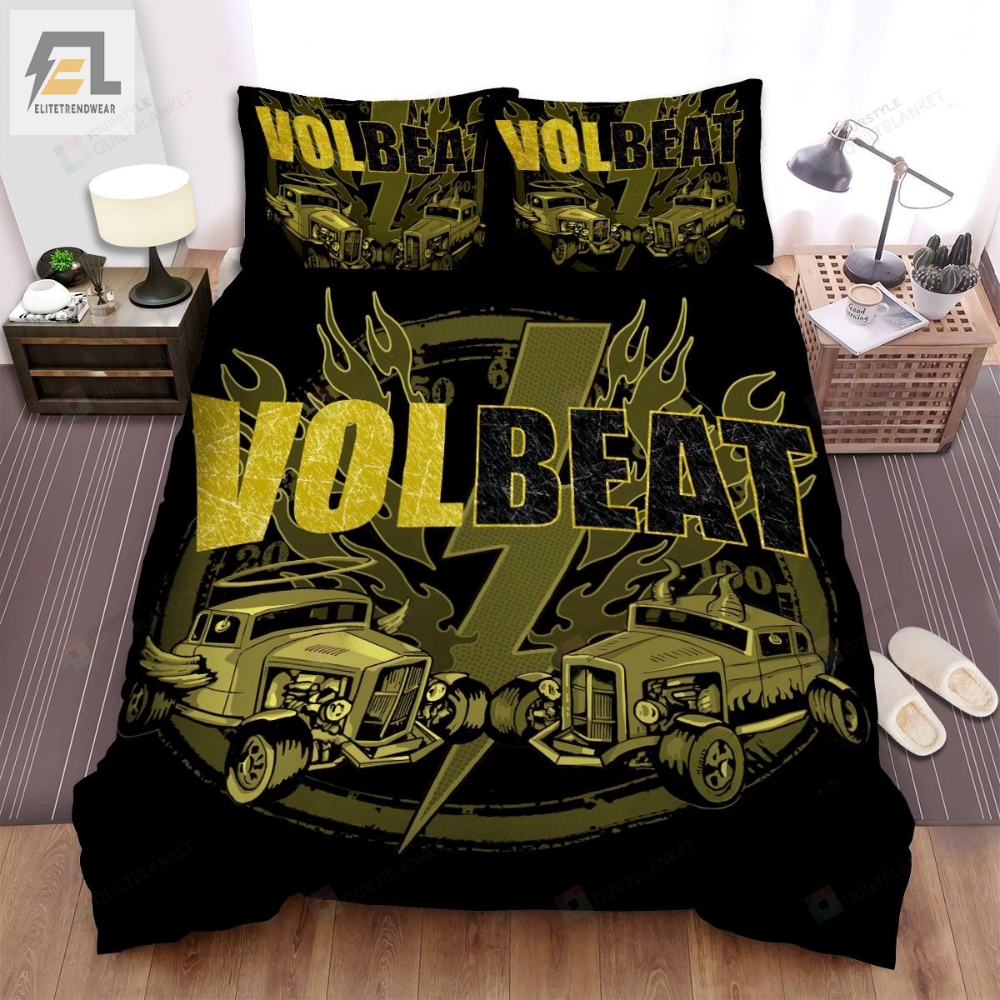 Volbeat Band Double Car Art Bed Sheets Spread Comforter Duvet Cover Bedding Sets 