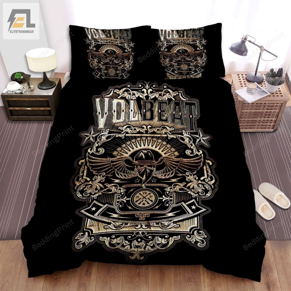 Volbeat Band Eagle Art Bed Sheets Duvet Cover Bedding Sets 