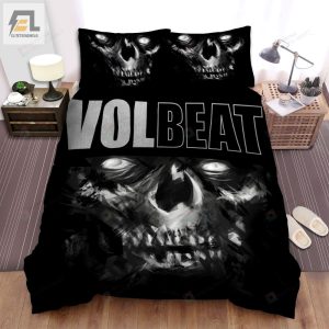 Volbeat Band Black Werewolf Art Bed Sheets Spread Comforter Duvet Cover Bedding Sets elitetrendwear 1 1