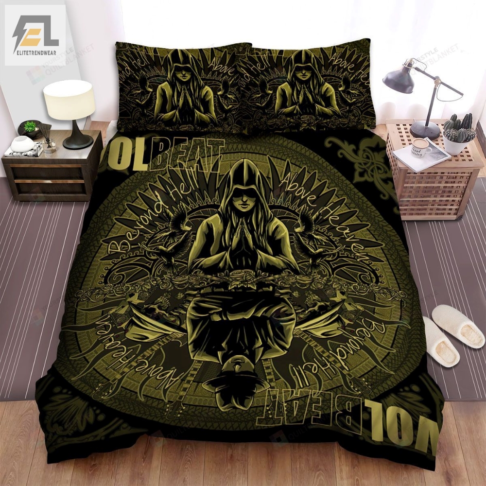 Volbeat Band Beyond Hell Above Heaven Album Cover Bed Sheets Spread Comforter Duvet Cover Bedding Sets 