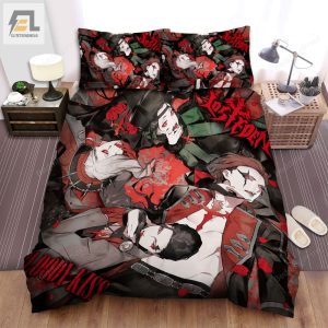 Visual Prison The Lost Eden Bandas Bloody Kiss Artwork Bed Sheets Spread Duvet Cover Bedding Sets elitetrendwear 1 1