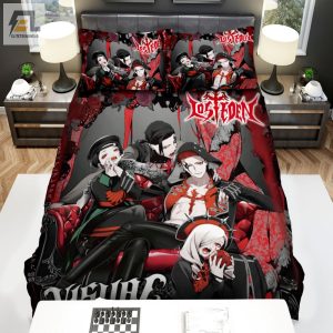 Visual Prison The Lost Eden Band Poster Bed Sheets Spread Duvet Cover Bedding Sets elitetrendwear 1 1