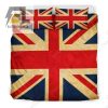 Vintage Union Jack British Flag Bedding Set Duvet Cover Pillow Cases elitetrendwear 1