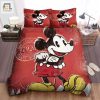 Vintage Original Mickey Mouse Drawing Bed Sheets Duvet Cover Bedding Sets elitetrendwear 1