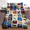 Vintage Airplane Bed Sheets Duvet Cover Bedding Sets elitetrendwear 1