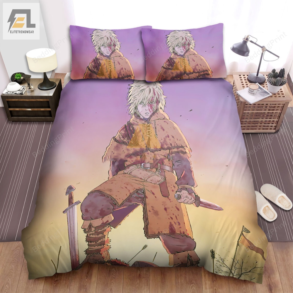 Vinland Saga Movie Poster 4 Bed Sheets Duvet Cover Bedding Sets 