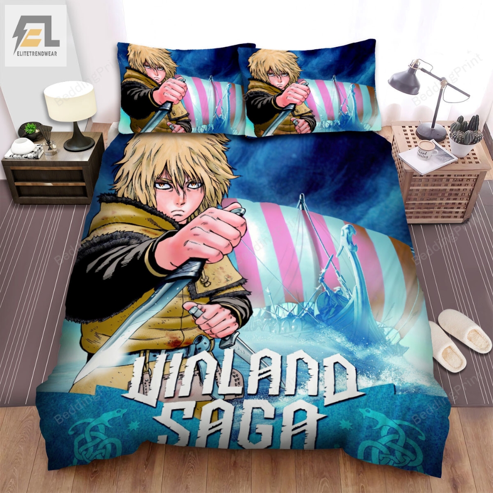 Vinland Saga Movie Digital Art 3 Bed Sheets Duvet Cover Bedding Sets 